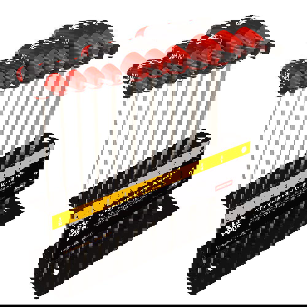 10 Piece T-Handle Cushion Grip Hex Key Set